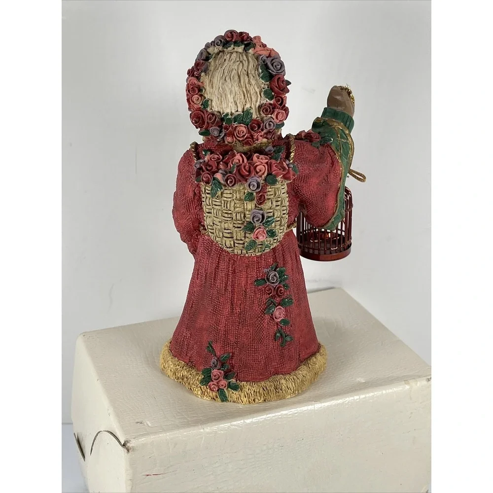 Vintage‎ Santa Claus Figurine From The Wooden Key Christmas Decoration 6